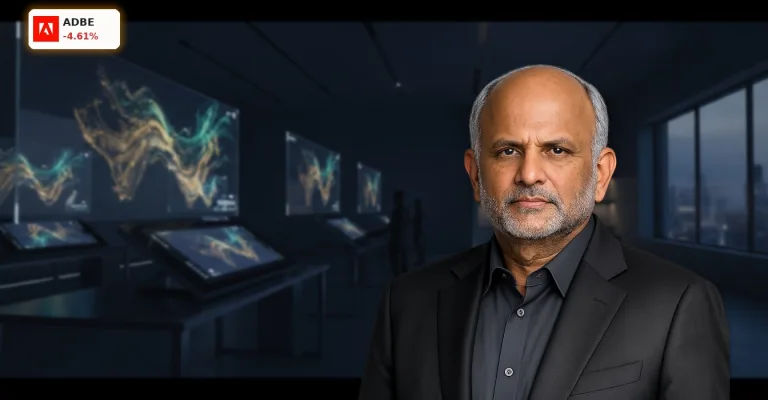 Adobe CEO Wechsel: Aktie bricht um 4.6% ein – Führungs-Schock vor Quartalszahlen