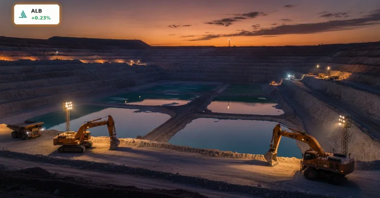 Albemarle Kursanstieg: Lithium-Aktie beendet Verlustserie mit 5% Plus