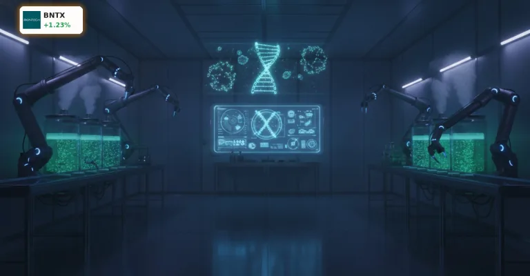 BioNTech SE Erwähnung: Aktie mit leichtem Plus von 1,23%