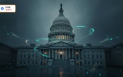 Coinbase Clarity Act: -6,1% Kursrutsch vor entscheidender Abstimmung