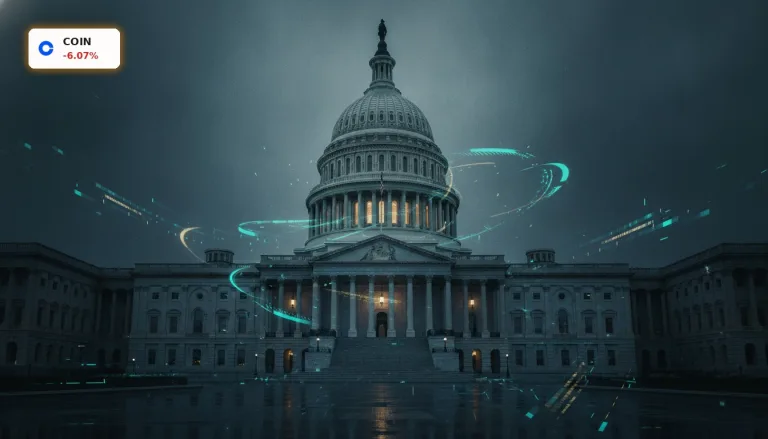 Coinbase Clarity Act: -6,1% Kursrutsch vor entscheidender Abstimmung