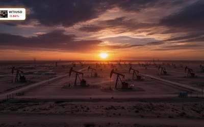 WTI Ölpreis: -3.84% Crash nach Wochenrallye – Was steckt dahinter?