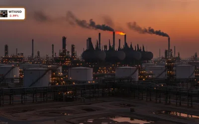Ölpreise Naher Osten: Geopolitik treibt WTI Crude Oil um 2,39% in den Crash