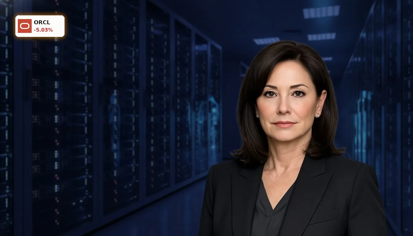 Serverräume eines modernen Datenzentrums, die die technische Herausforderung der Oracle Force Majeure verdeutlichen.