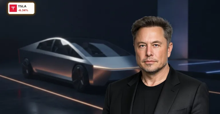 Tesla Cybercab Start: -6.3% Crash nach Robotaxi-Debüt in Austin