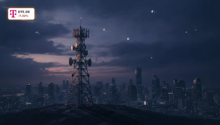 Deutsche Telekom SpaceX: Aktie unter Druck nach Frequenzkauf in den USA