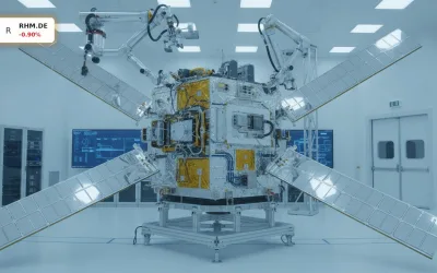 Rheinmetall Satellitenproduktion: Industrielle Fertigung in Neuss angelaufen