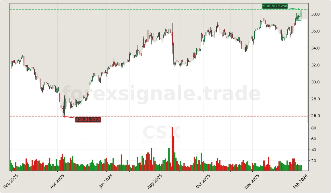 Trading Signale 03.02.26 123 CSX Chart