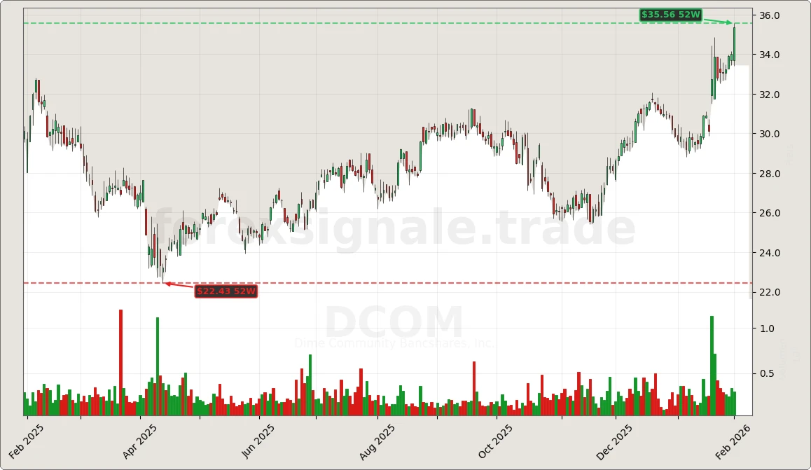 Trading Signale 03.02.26 34 DCOM Chart