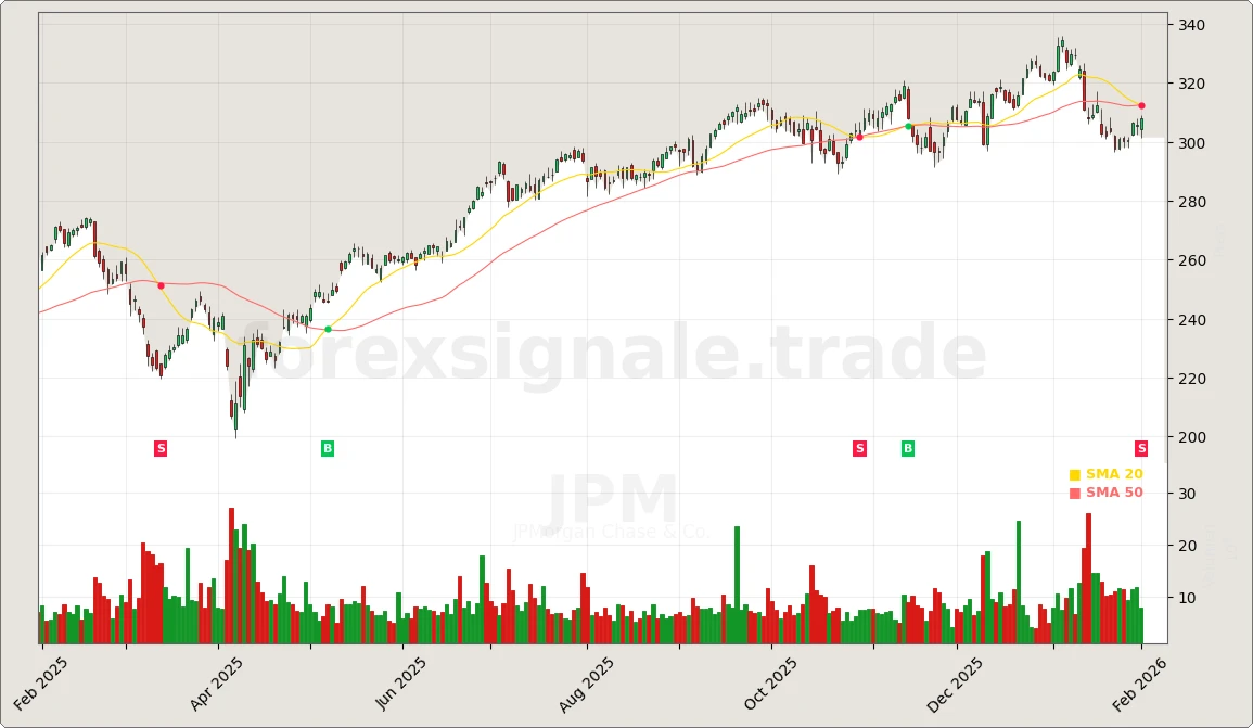 Trading Signale 03.02.26 107 JPM Chart