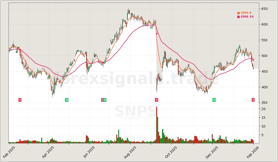 Trading Signale 03.02.26 111 SNPS Chart